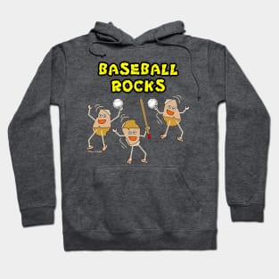 Three Baseball Light Rocks Hoodie